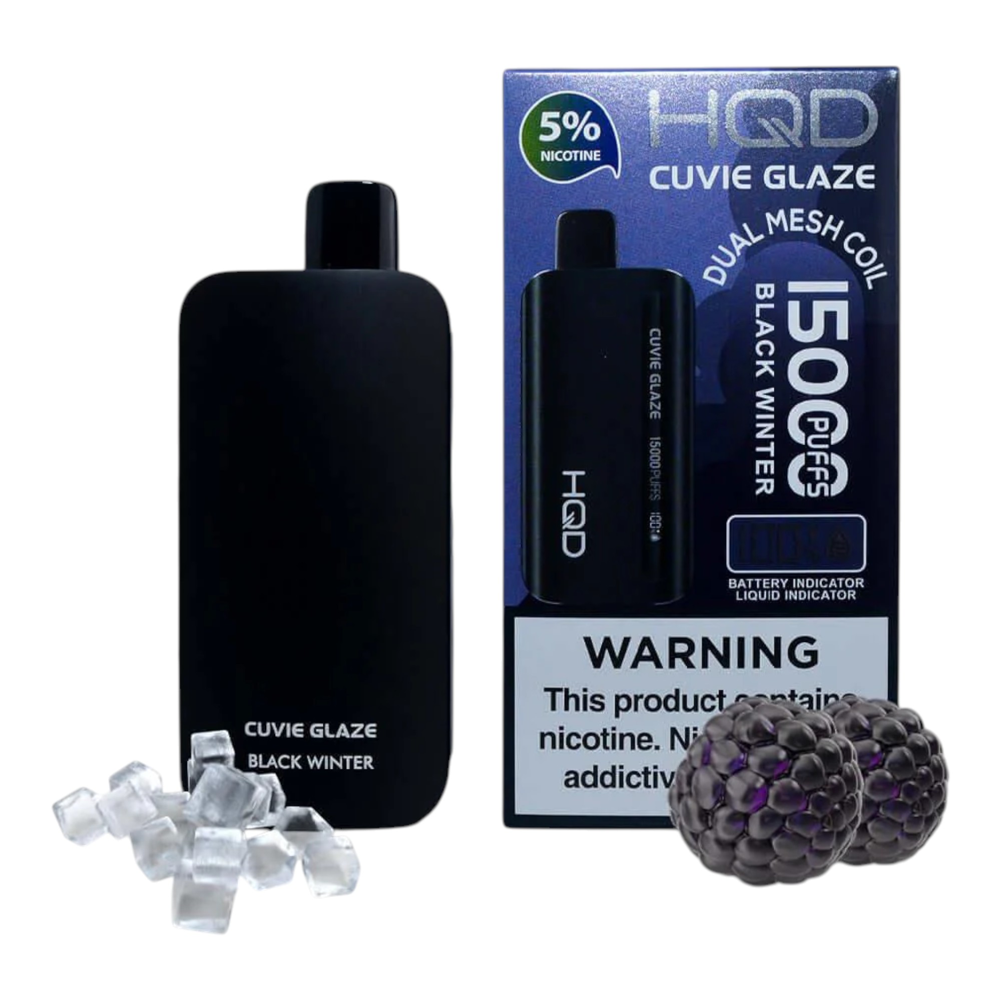 CUVIE GLAZE • BLACK WINTER - CUVIE GLAZE BLACK WINTER
