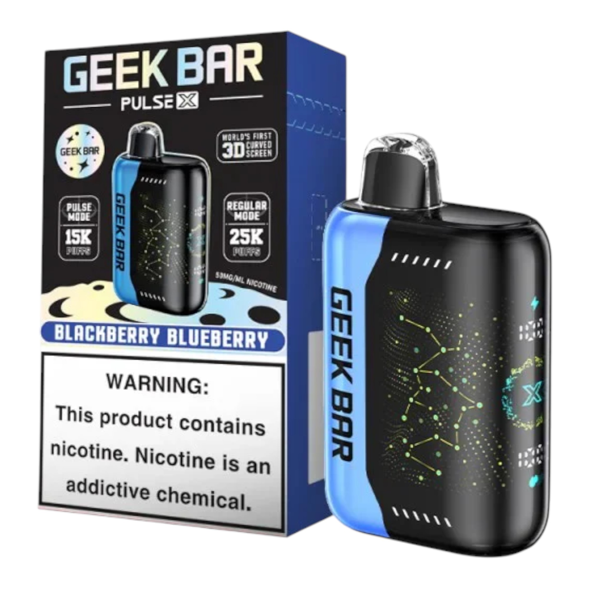 GEEKBAR X 25K • Blackberry Blueberry - GEEKBAR X 25K BLACKBERRY BLUEBERRY