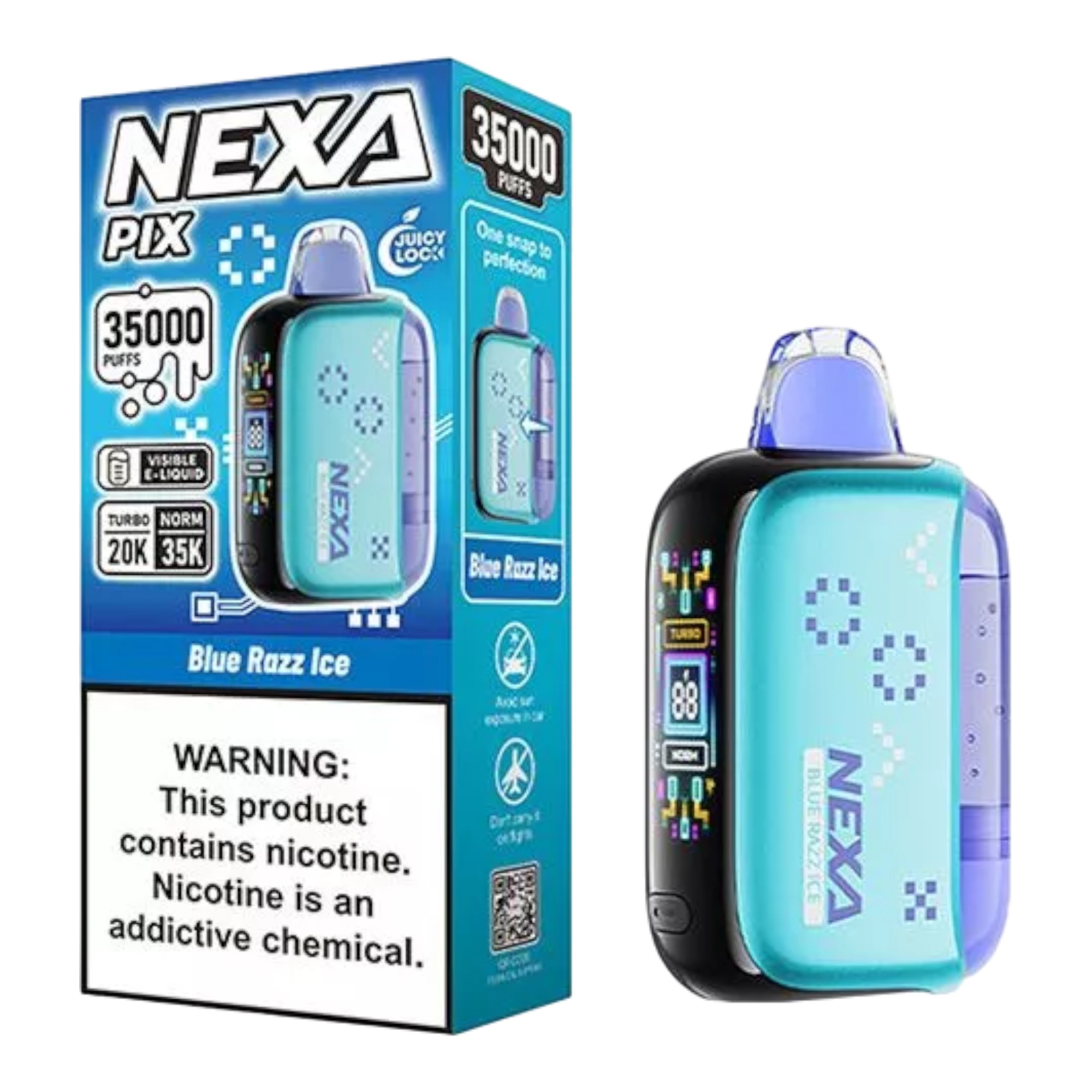 NEXA 35K • BLUE RAZZ ICE - NEXA 35K BLUE RAZZ ICE