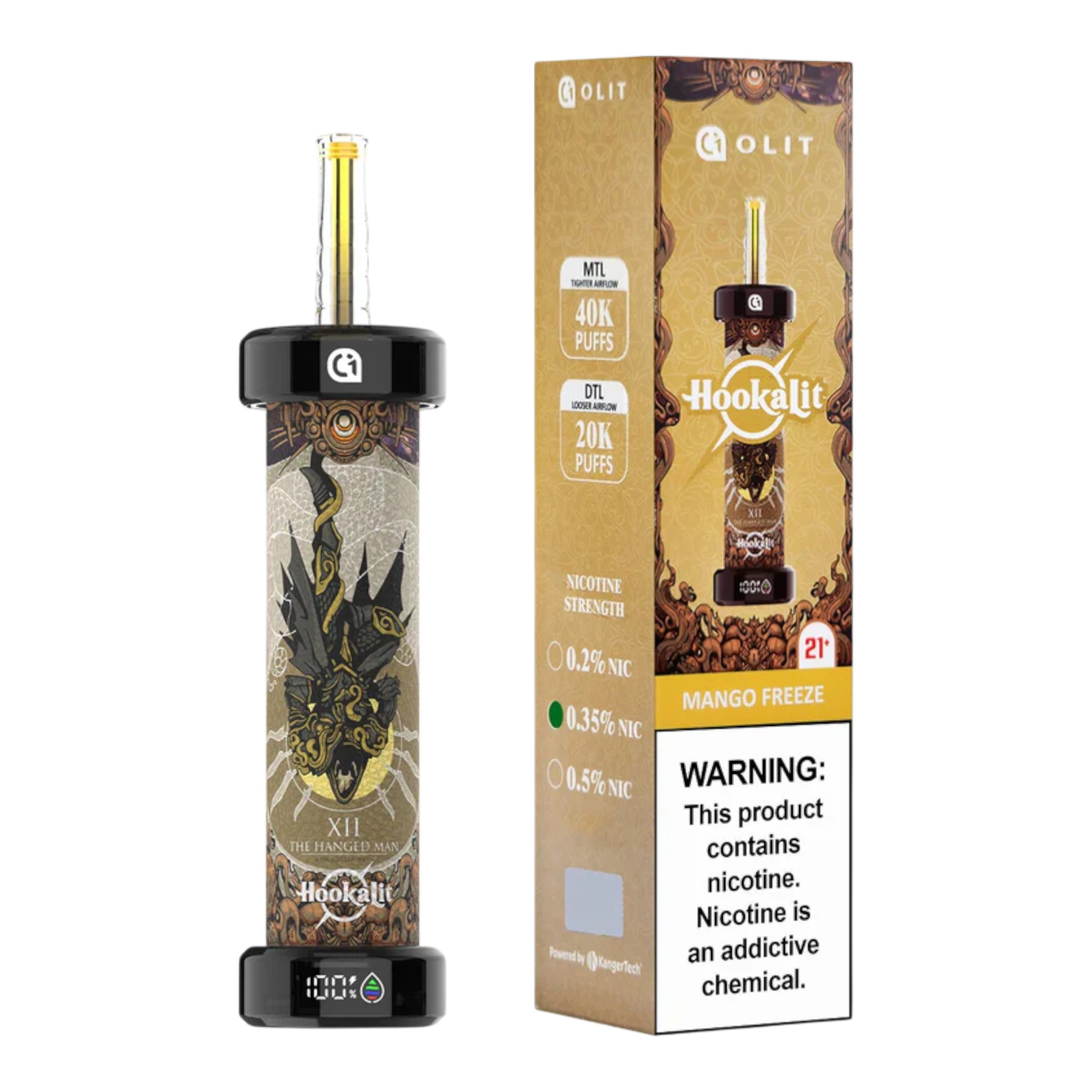 OLIT HOOKALIT 40K • MANGO FREEZE - OLIT HOOKALIT 40K MANGO FREEZE
