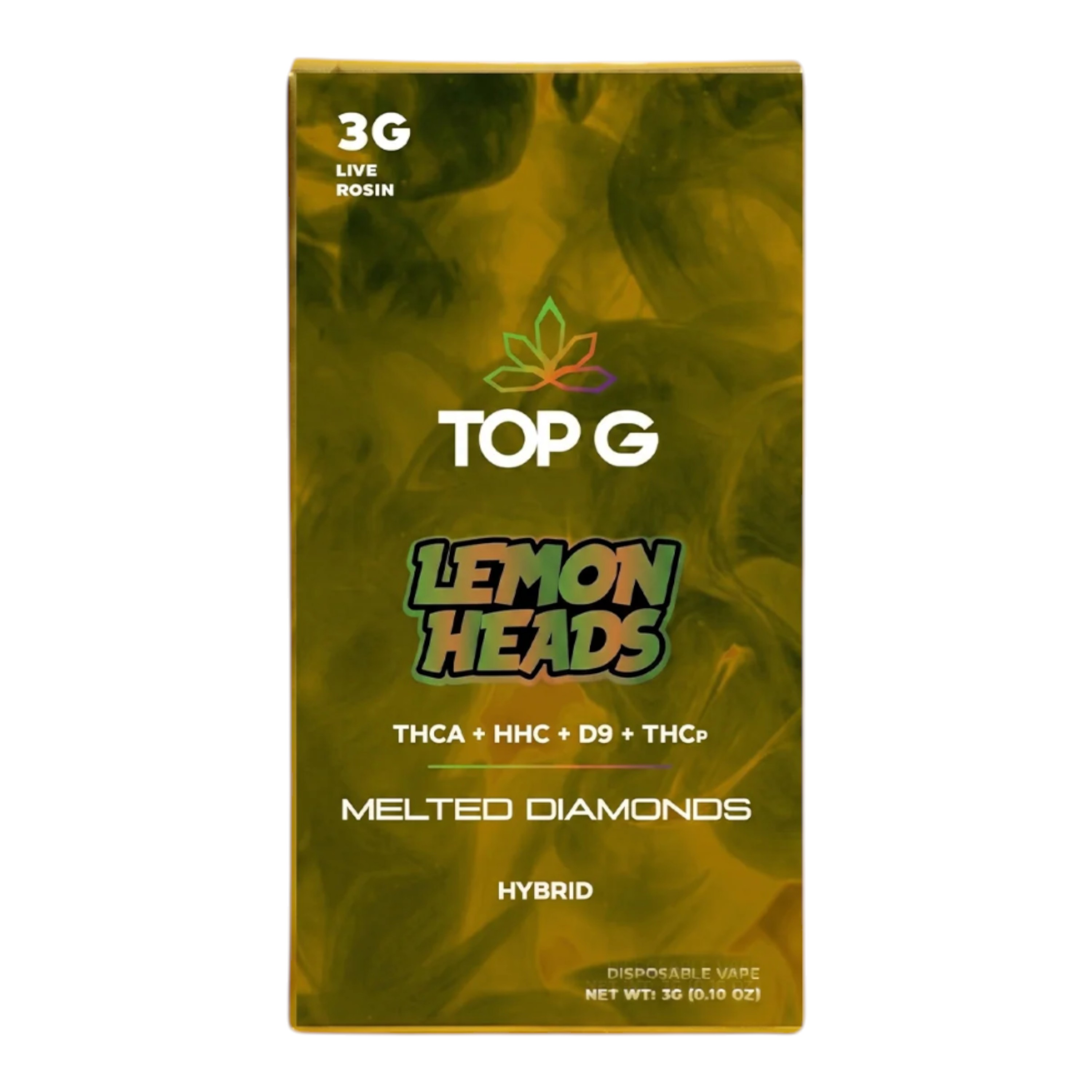 TOP G PEN 3GR • LEMON HEADS - TOP G PEN 3GR HYBRID LEMON HEADS